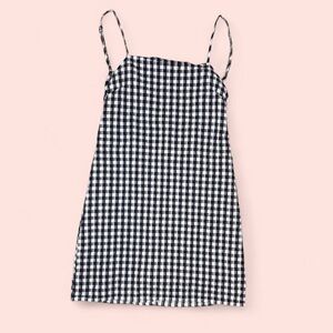 Black and White Gingham American Eagle Mini Dress